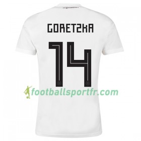 Tenue Allemagne Goretzka 14 Domicile Coupe du monde 2018 Maillot de Foot